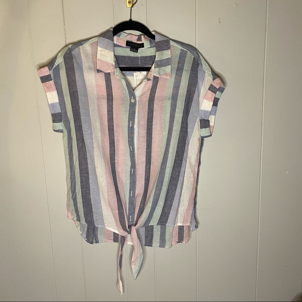 Sanctuary striped button down